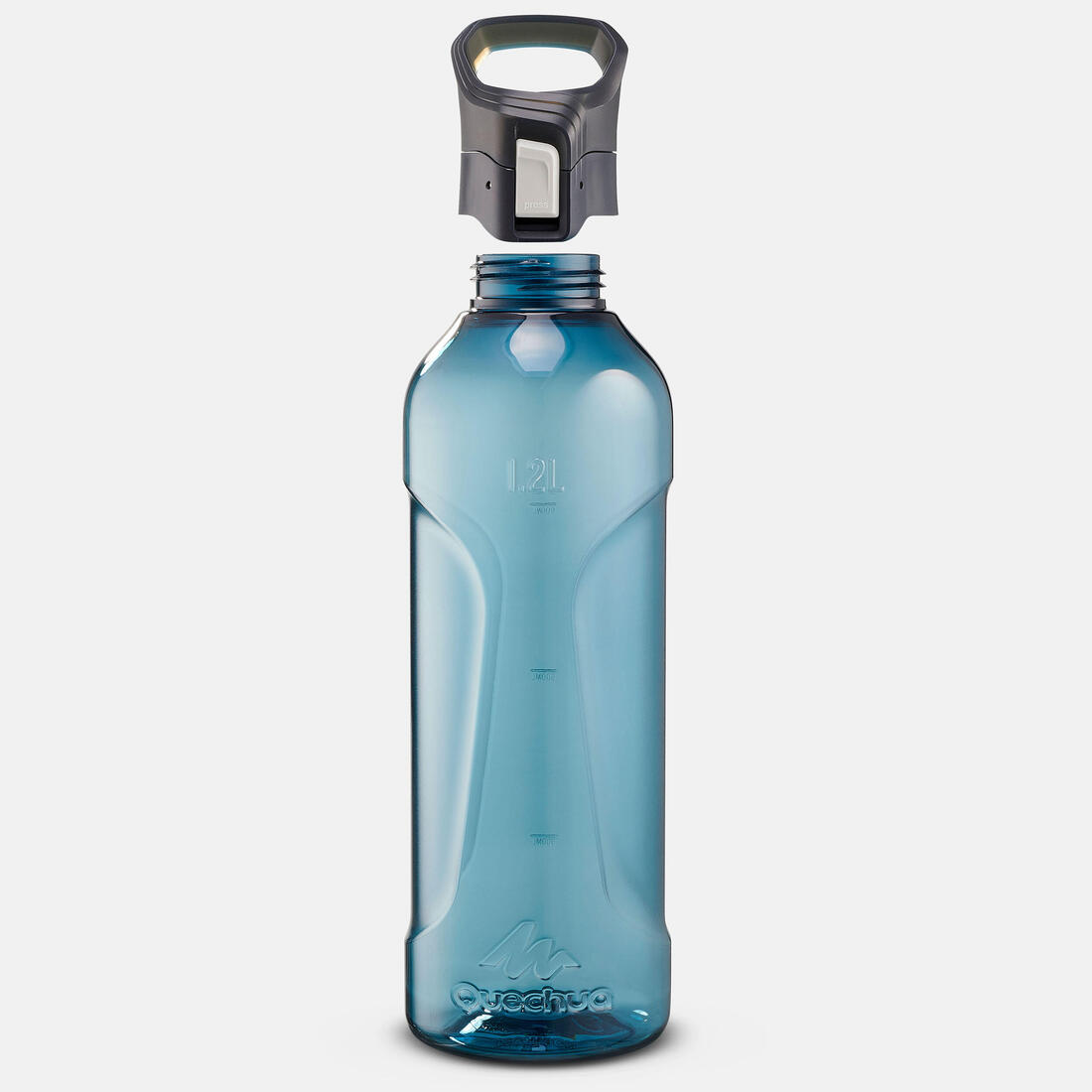 Gourde rando MH500 bouchon ouverture rapide 1,2 litre plastique (Ecozen®) bleu