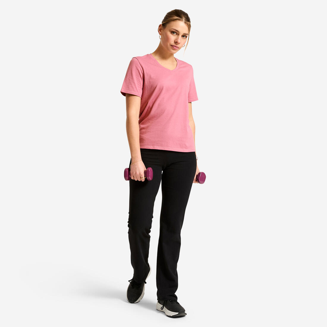TEE SHIRT COOLMAX FEMME COL V