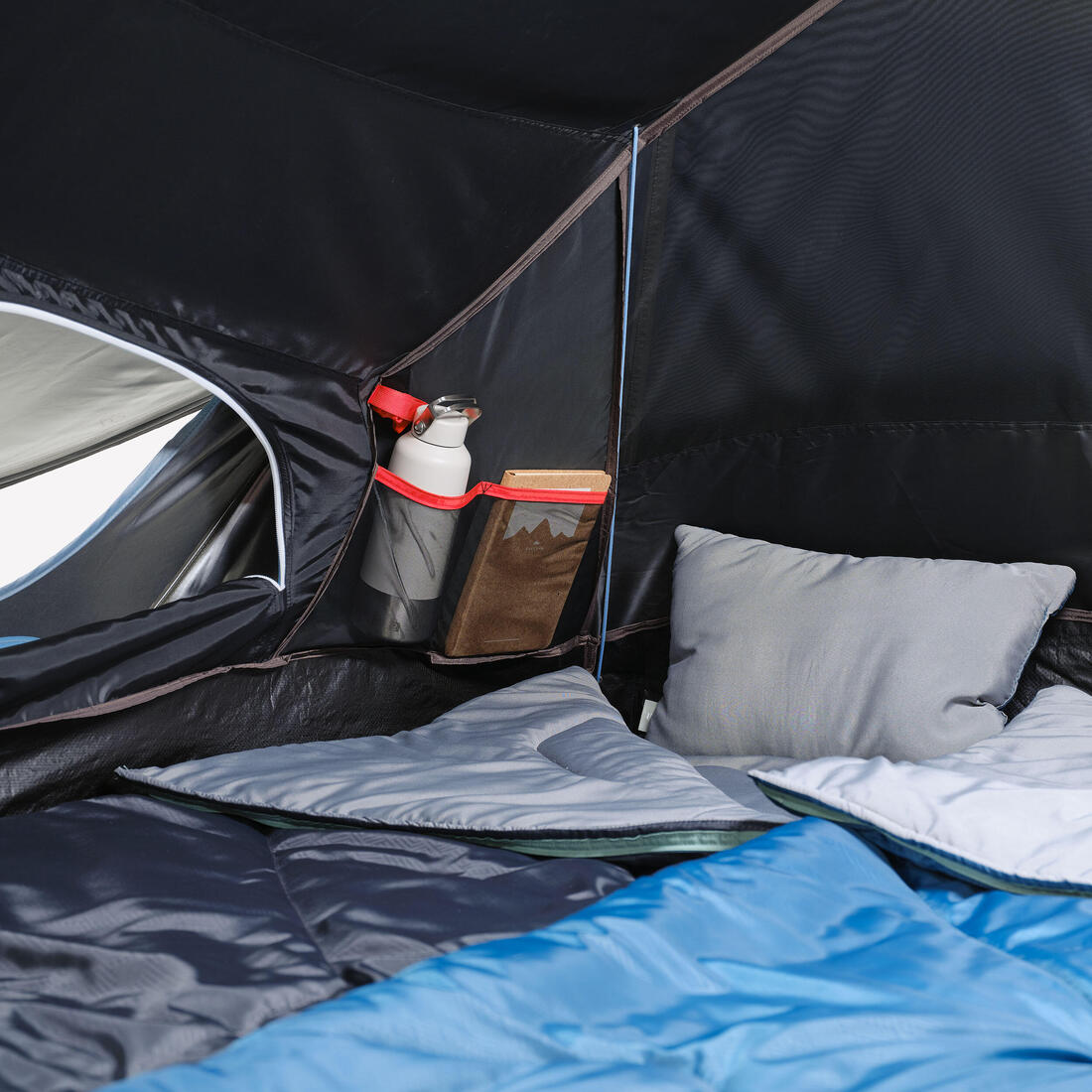 Tente de camping instantanée 3 places, 2 Seconds Fresh & Black