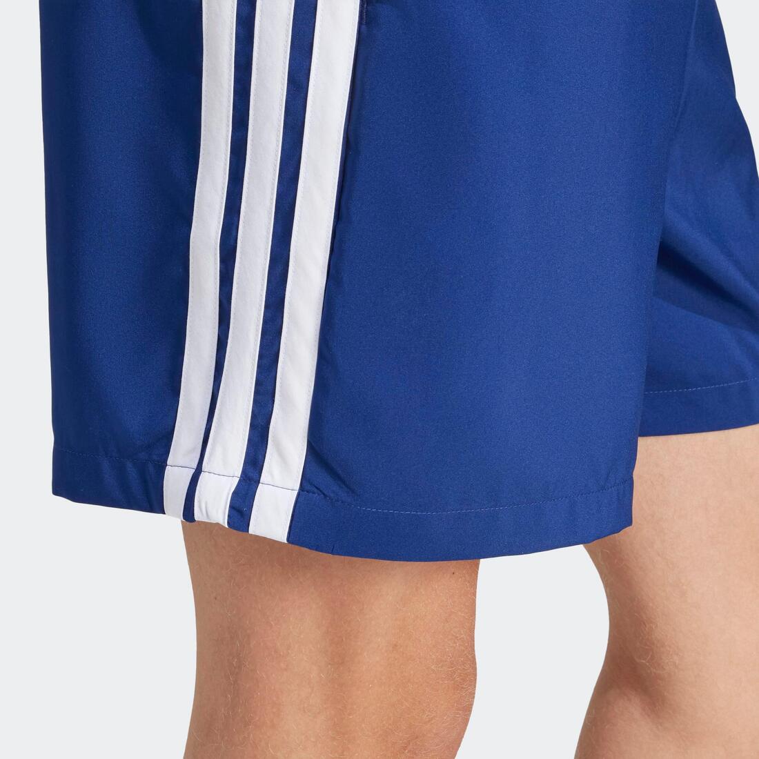 Short de fitness homme, bleu
