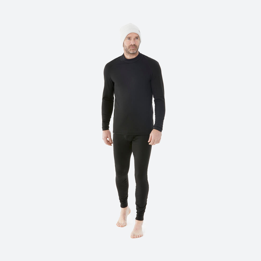 Sous-vêtement thermique de ski Homme - BL 500 bas noir