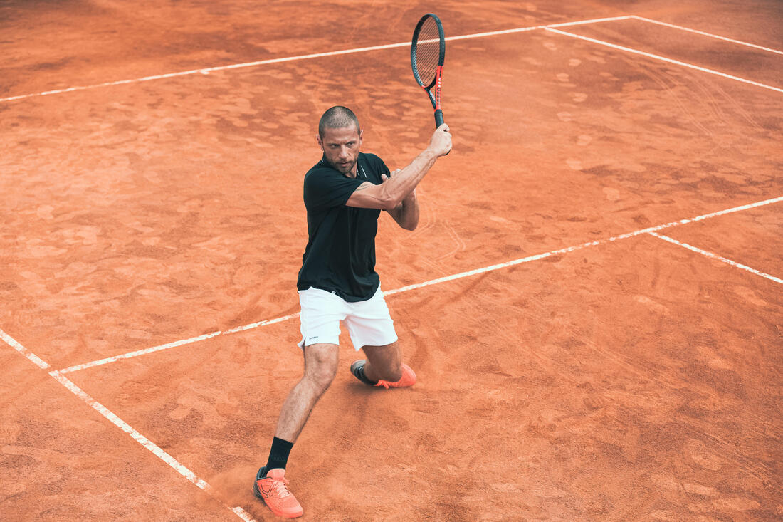 Polo tennis manches courtes Homme - Artengo DRY