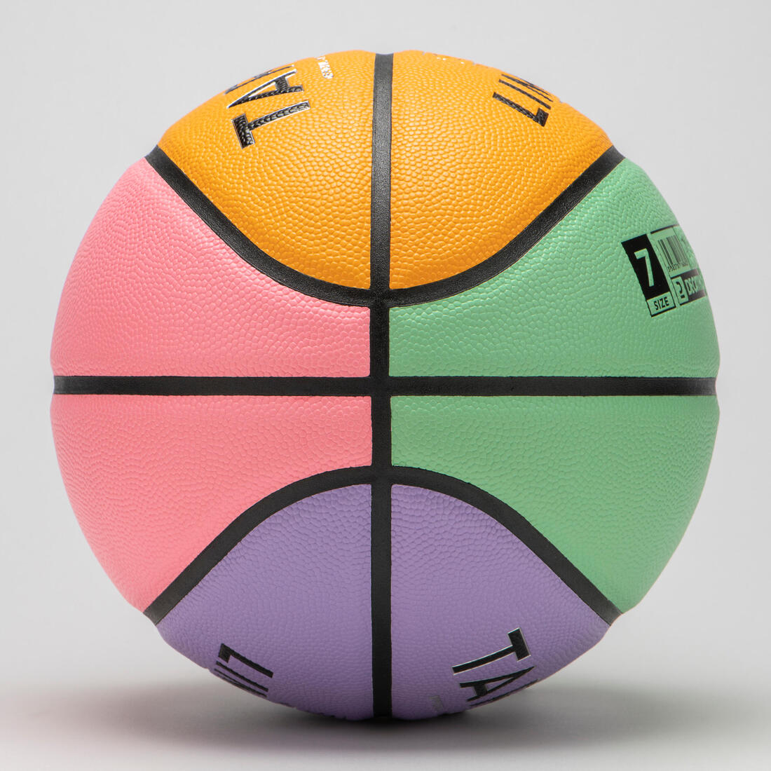 Ballon de basketball taille 7 - bt500 fiba