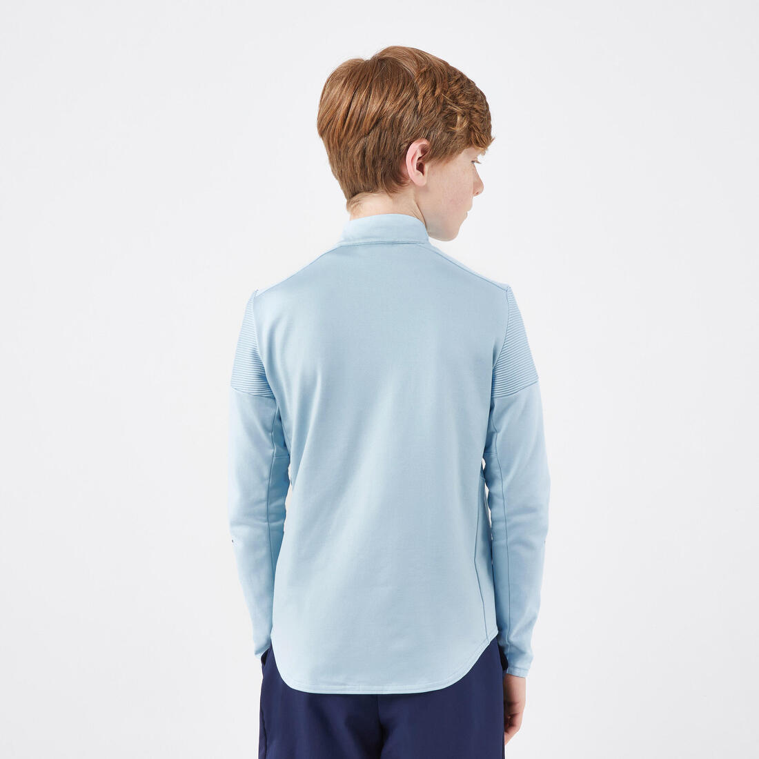T-shirt Tennis Manches Longues Junior 1/2 Zip Thermic - TTS ML TH