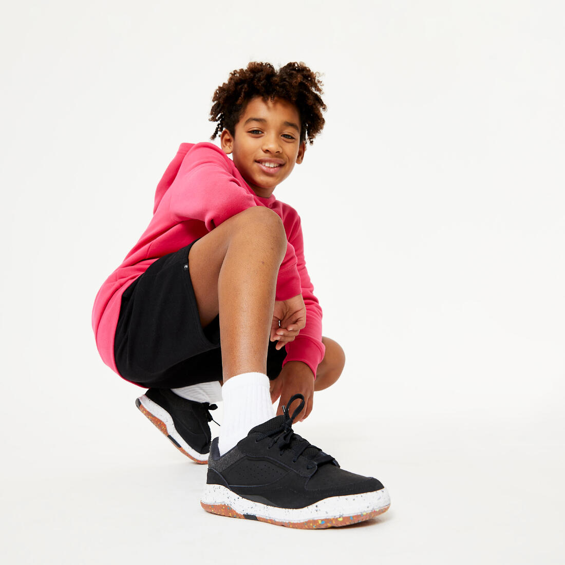 Chaussures multisport à lacets en cuir enfant mixte, Playventure city