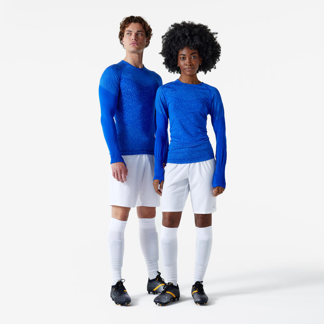 Sous-maillot de foot thermique sans-couture manches longues, Keepdry