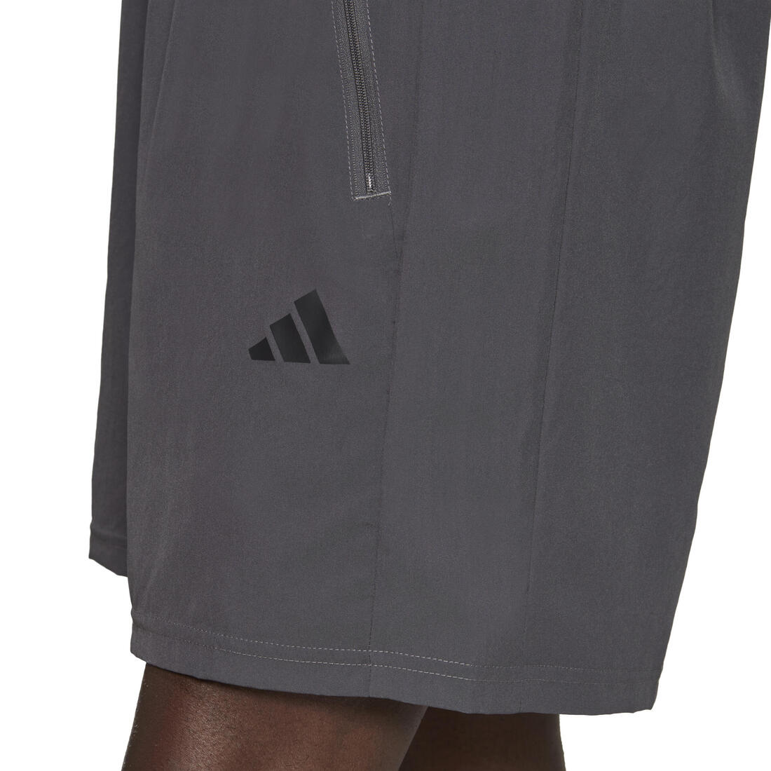 SHORT DE FITNESS CARDIO ADIDAS HOMME GRIS