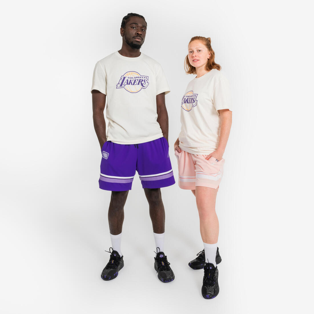 Short de basketball NBA Lakers homme/femme - SH 900 AD