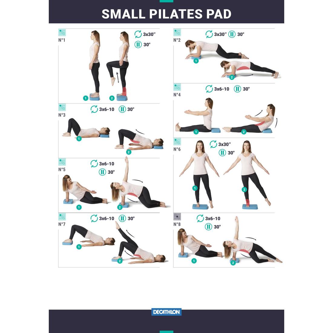 PAD EQUILIBRE PETIT BLEU 39cmx24cmx6mm