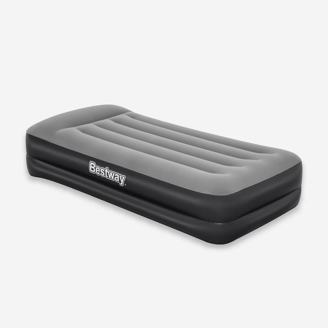 Matelas gonflable haut pour 1 personne, avec pompe électrique intégrée