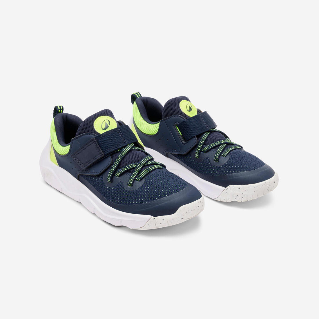 Chaussures de sport à scratch légères enfant, Playful Fast noir et