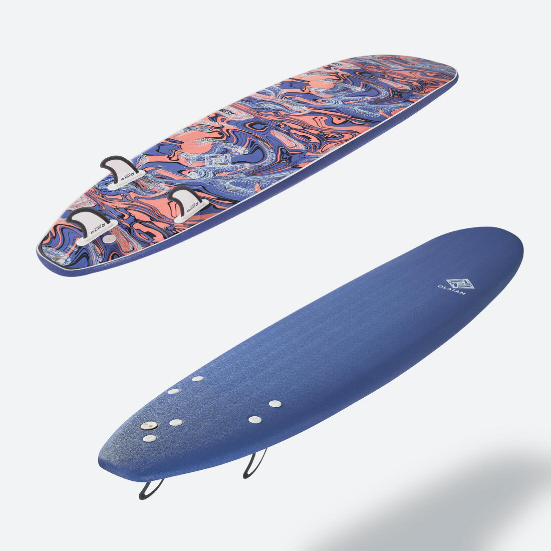Planche de surf mousse 7'8" - 500 bleu