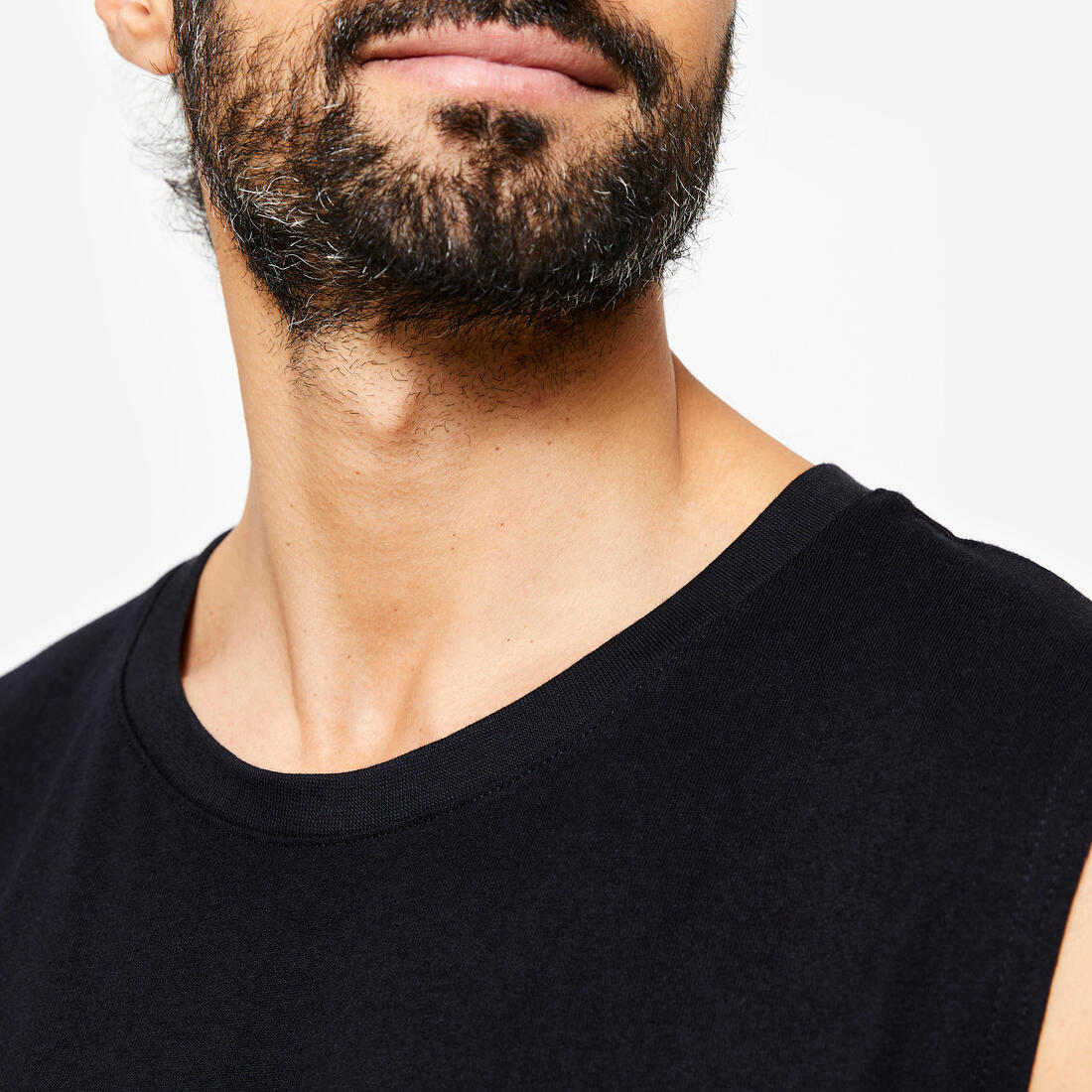 Débardeur extensible fitness homme - 500