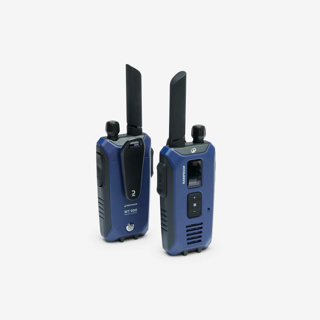 2 talkies-walkies rechargeables par USB 10 km WT 900