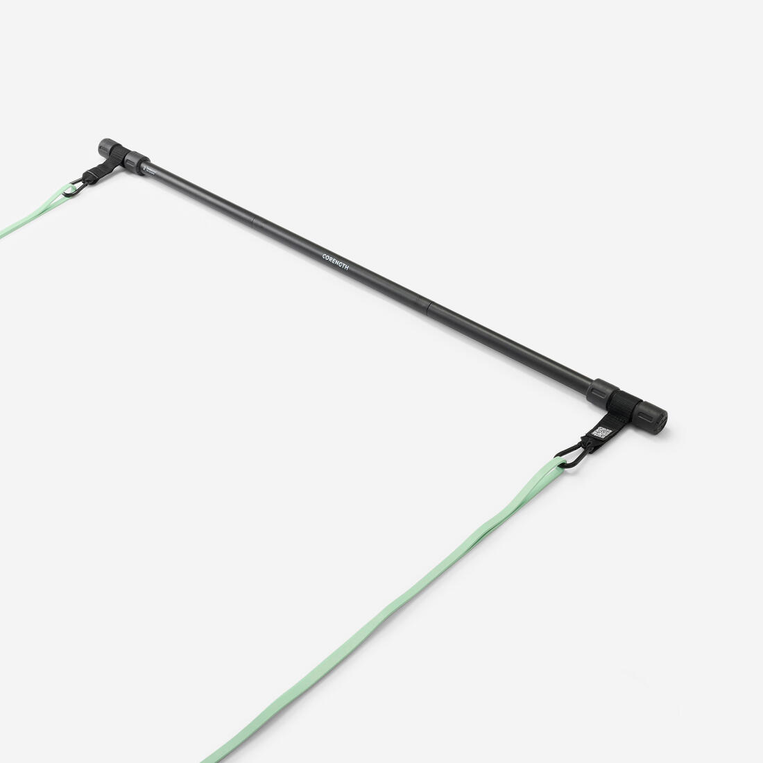 Barre de musculation nomade avec 2 élastiques 10kg