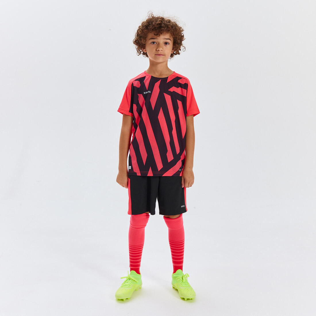 Chaussettes de football rayée enfant viralto club jr marine