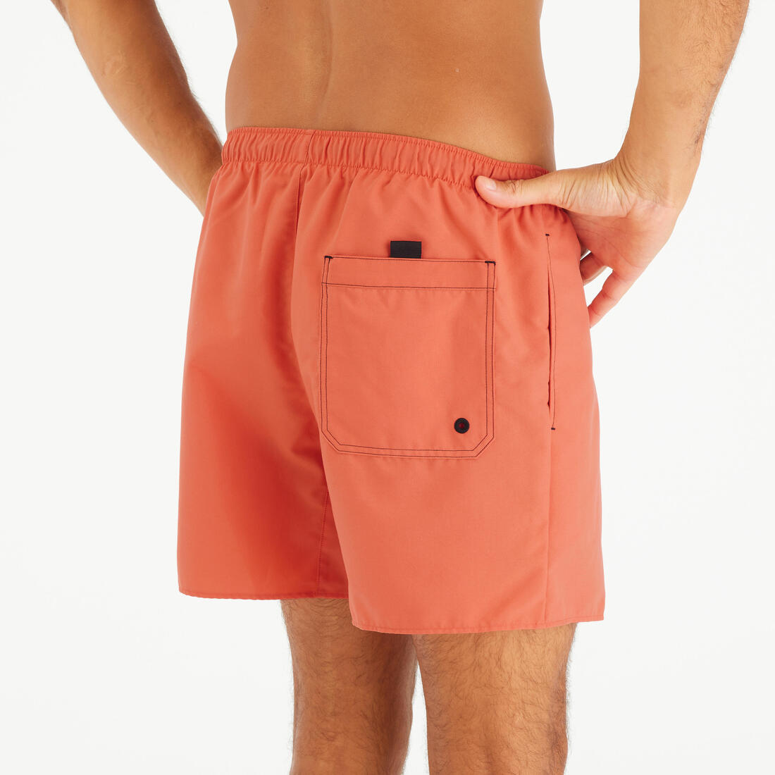 Boardshort surf 100 Court 15" Homme - Hendaia pockets Khaki