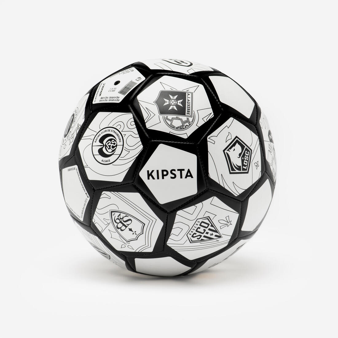Ballon de football fans ball ligue 1 Mc Donalds multilogos clubs 2026-2027