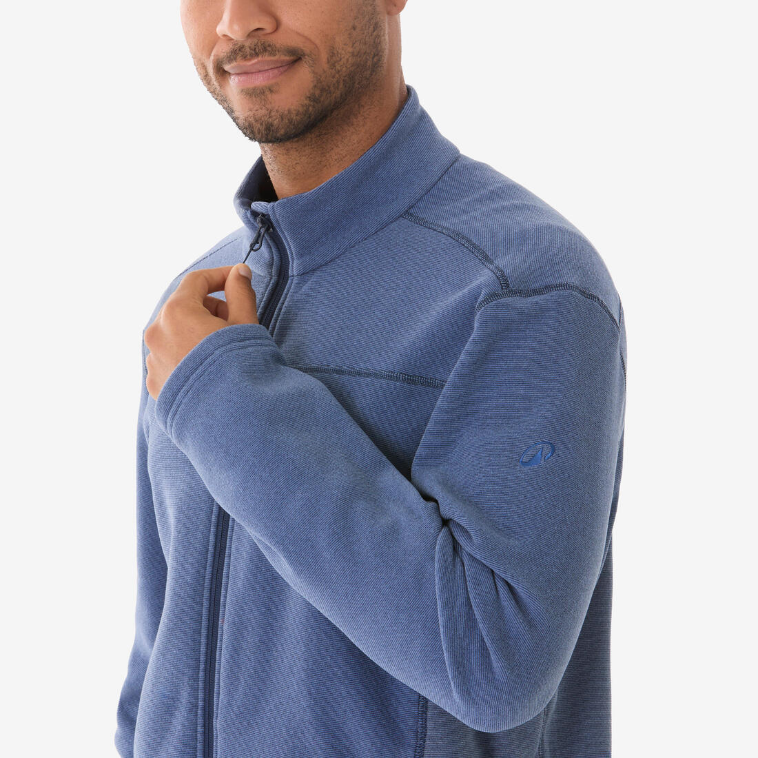 Polaire de randonnée montagne homme, MH100 full zip