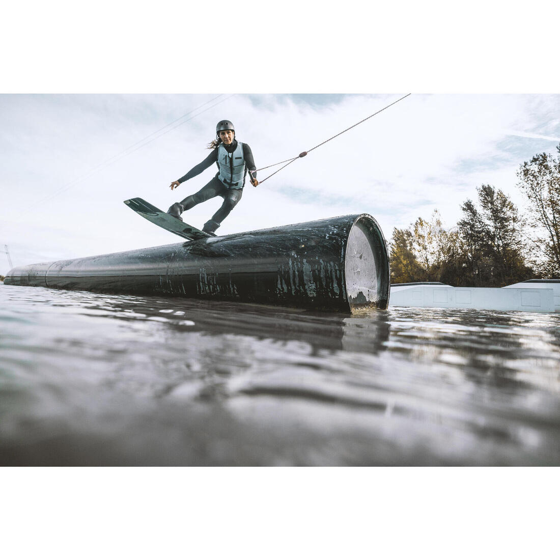 Gilet d'impact et d'aide à la flottabilité 50 N Wingfoil Wakeboard Femme - 500