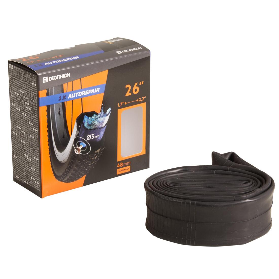 Chambre a air 26x1,7/2,2 schrader auto reparante