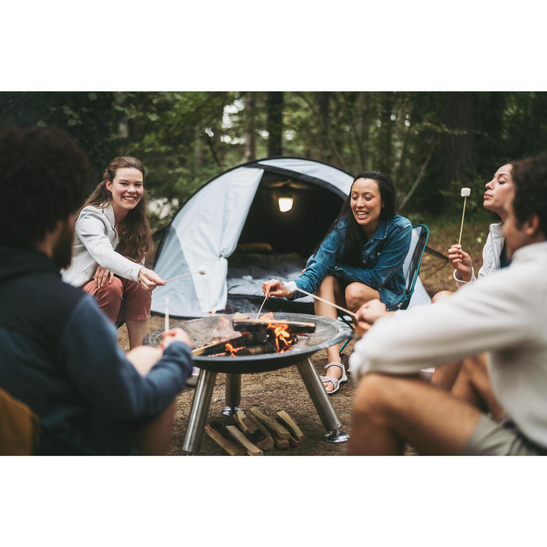 Tente de camping instantanée 3 places, 2 Seconds Fresh & Black