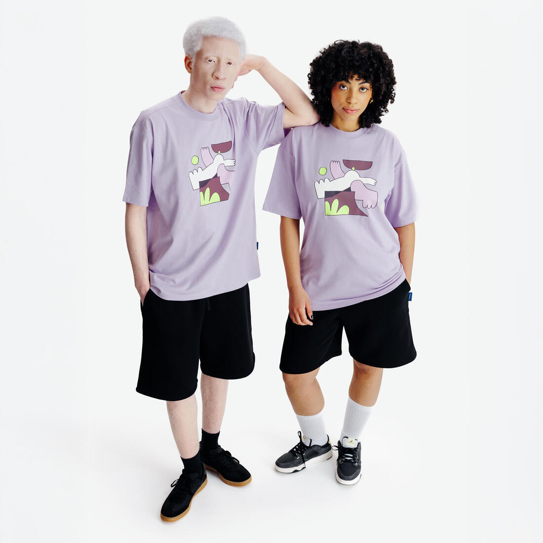 T-shirt graphique mixte