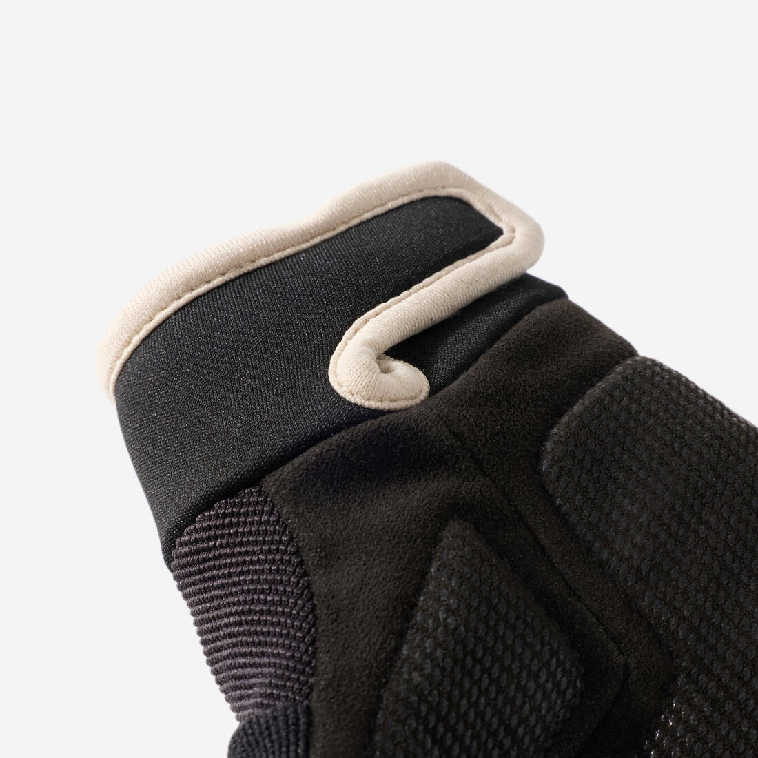 Gants velo enfant 500 noir 8-12 ans