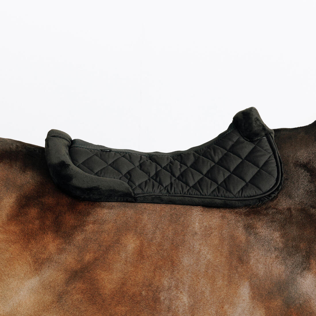 AMORTISSEUR CHEVAL ET PONEY MOUTON SYNTHETIQUE ROUGE GRENAT 500