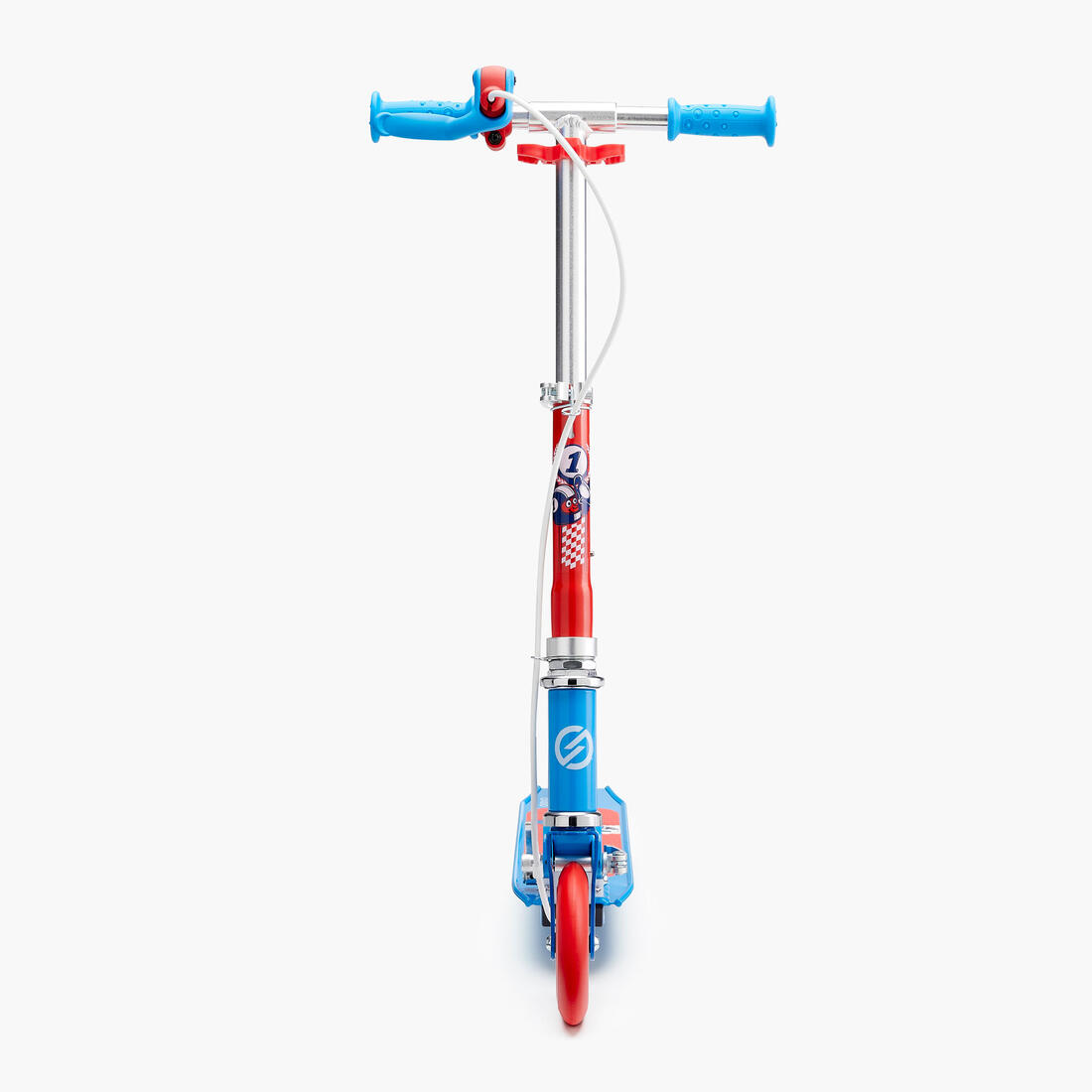 Trottinette enfant play 5 avec frein - Blanche Violette