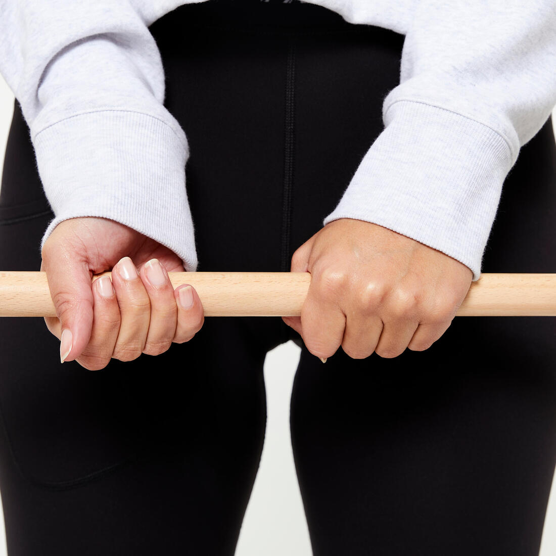 Bâton de bois fitness et mobilité