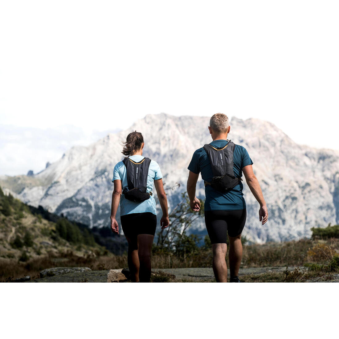 CUISSARD DE TRAIL RUNNING EMBOSS FEMME NOIR BRONZE
