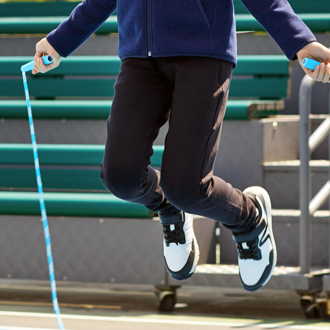 Pantalon de jogging mixte, enfant coton respirant