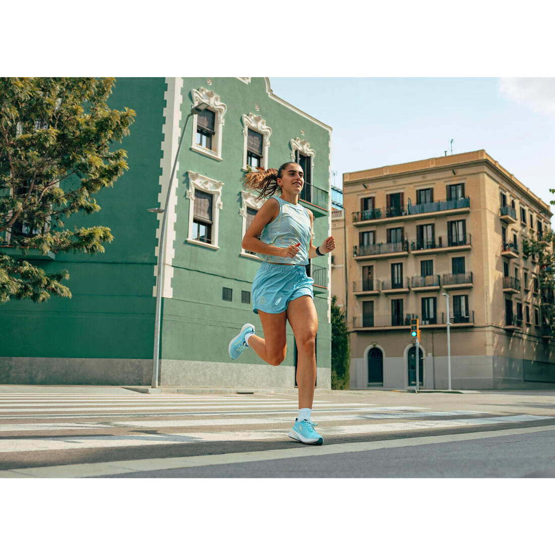 Short running & trail respirant femme - kiprun run 500 dry