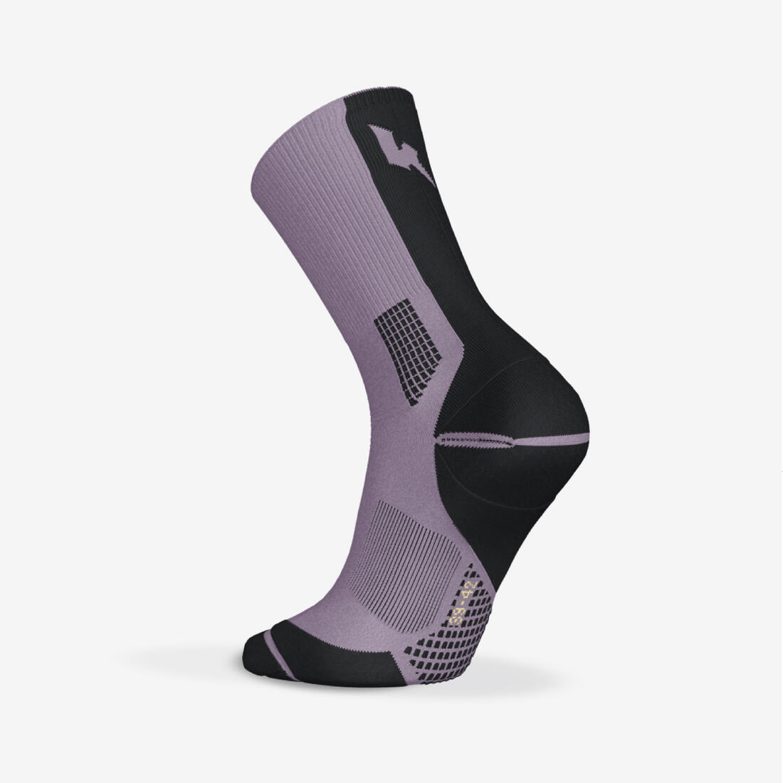 Chaussettes de running KIPRUN run900 épaisses mi-mollet oranges + graf
