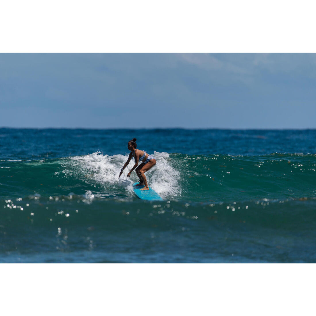 BAS DE MAILLOT DE BAIN DE SURF FEMME TAILLE HAUTE GAINANTE NORA