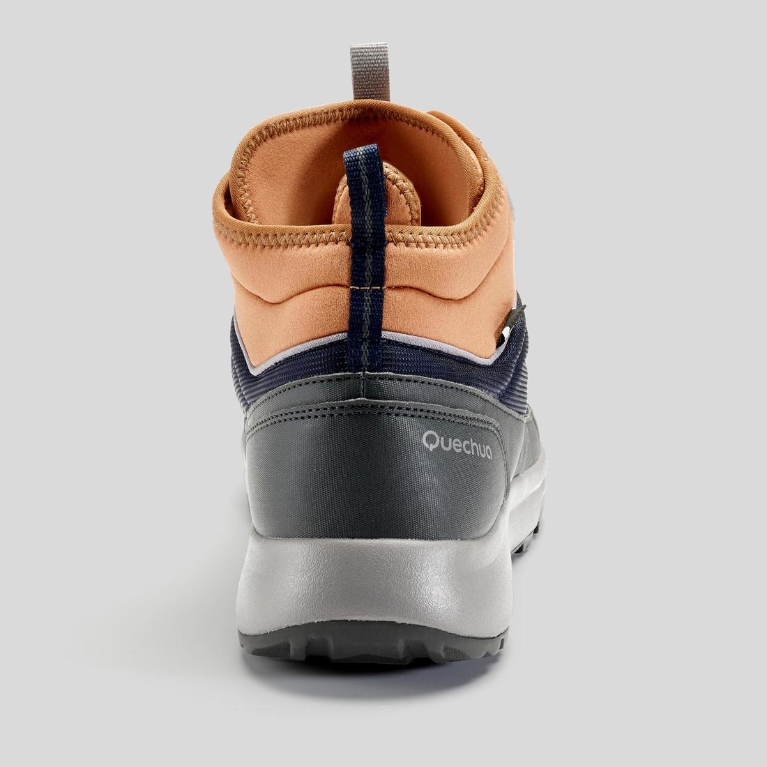 Chaussures de randonnée mid imperméables homme, NH100 WP bleu