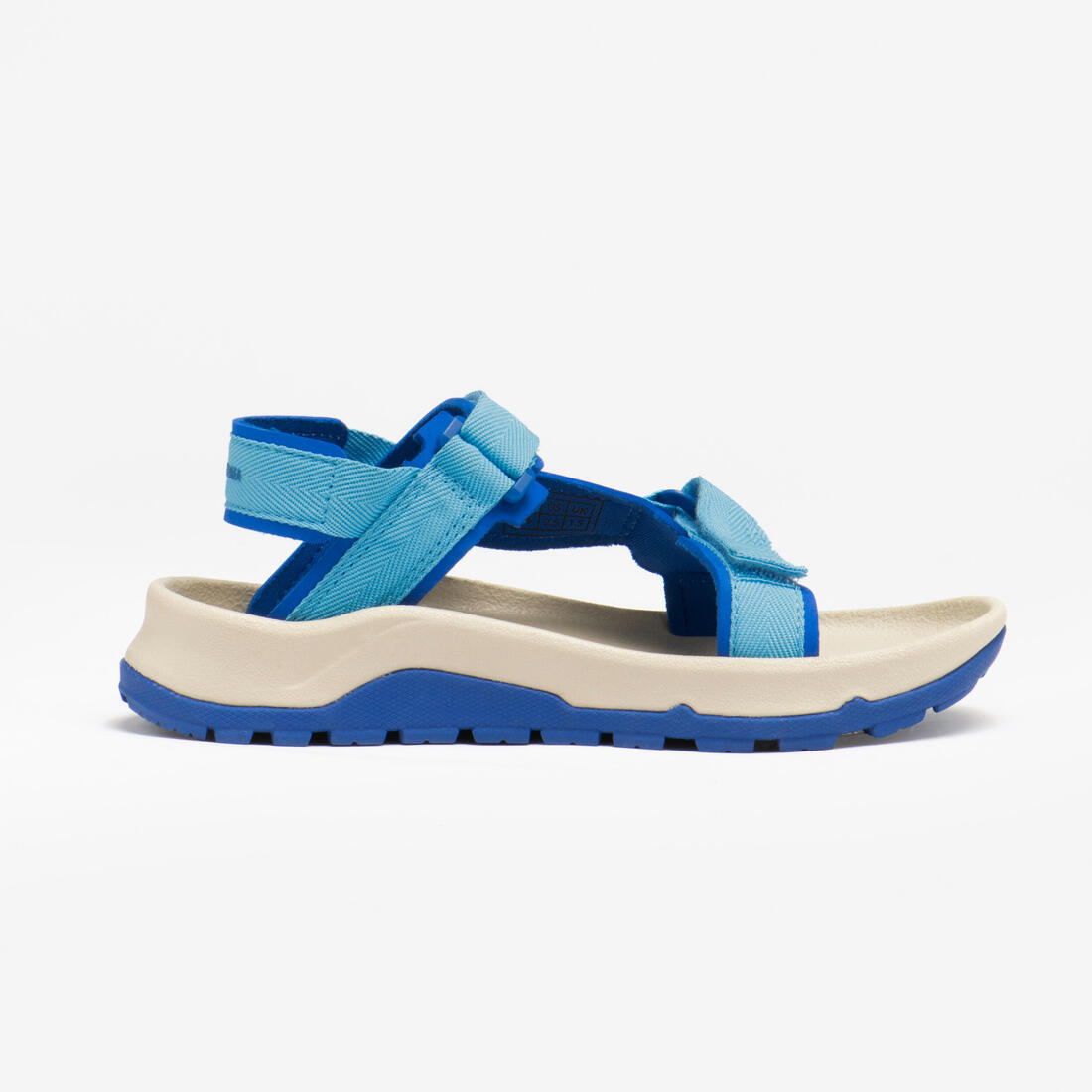 Sandales de randonnée confortables à scratch 32 au 38 enfant, NH500