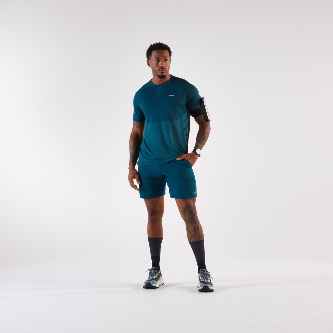 Short de running homme - kiprun run 500 dry