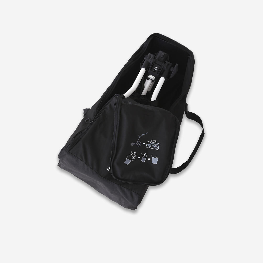 Housse chariot golf zip noire - INESIS
