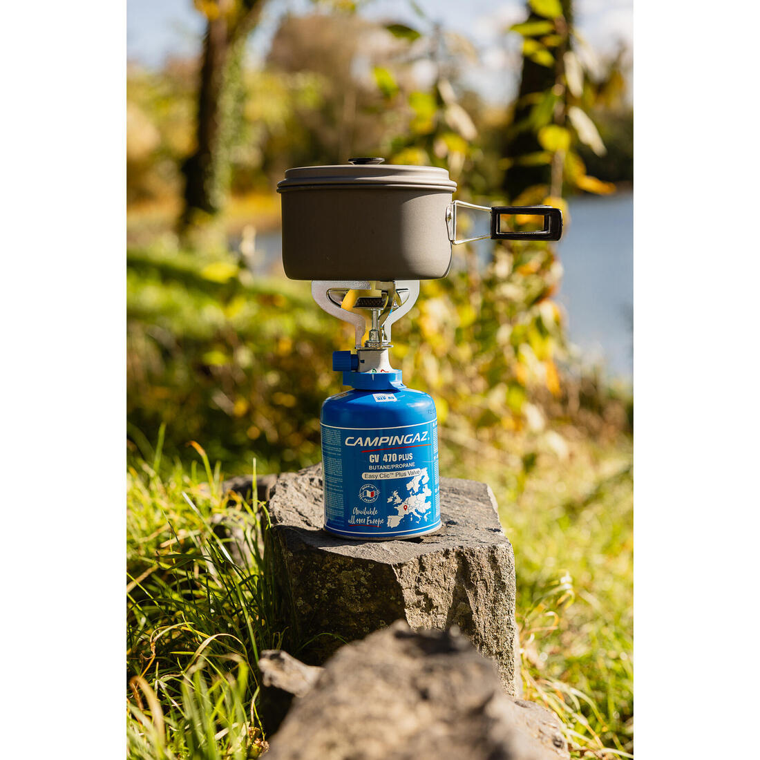 Réchaud Bleuet compact pour le camp du randonneur et du trekker