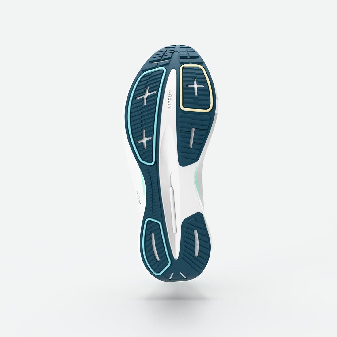 Chaussures de Running Femme, Kiprun Kipcore blanche