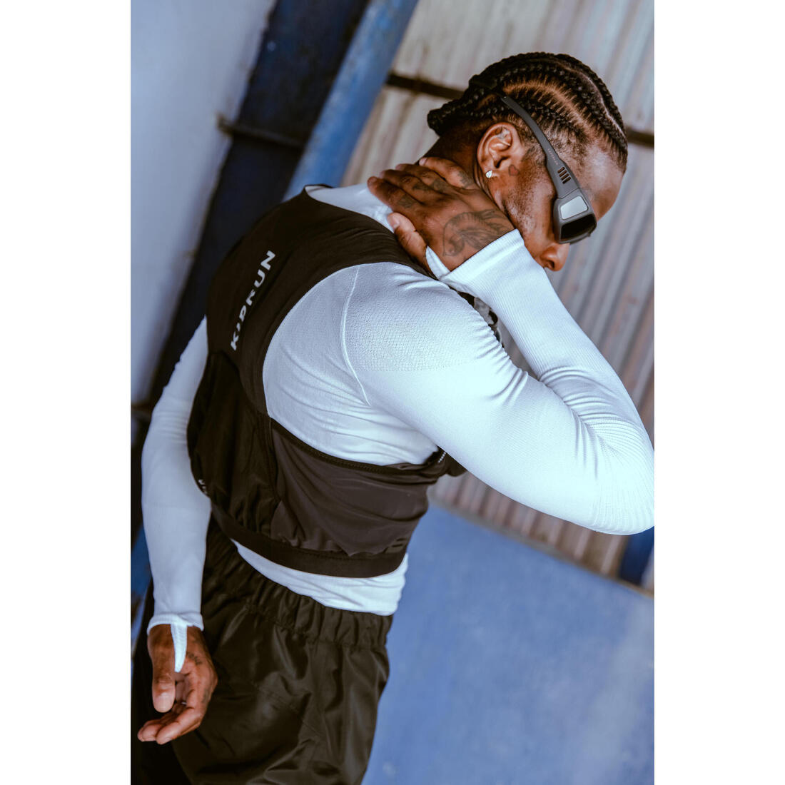 Sous-maillot de foot thermique seamless manches longues mixte, Keepdry