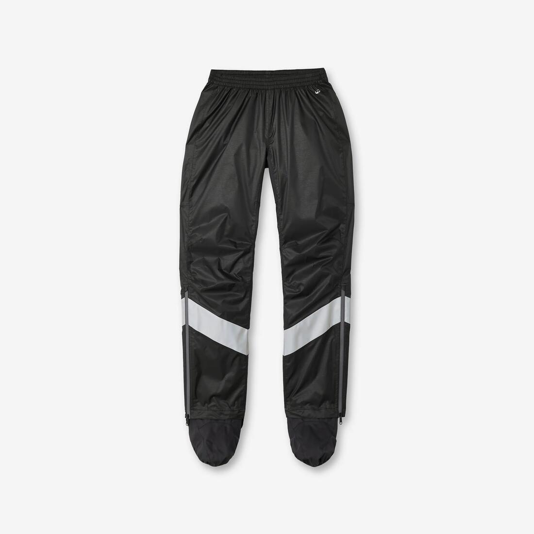 Surpantalon pluie velo ville avec couvre-chaussures integrees 540 homme noir