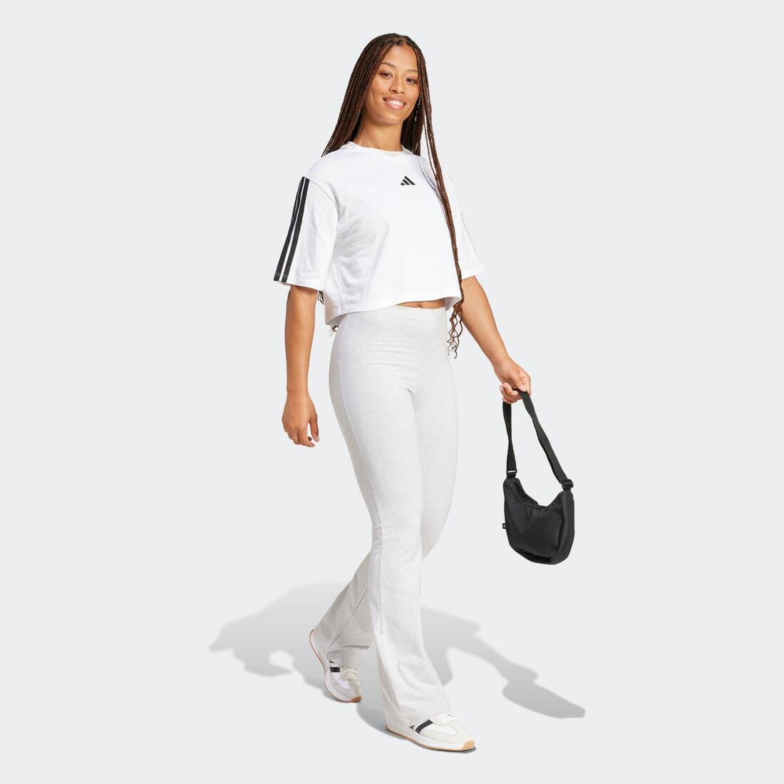 Pantalon de fitness évasé femme