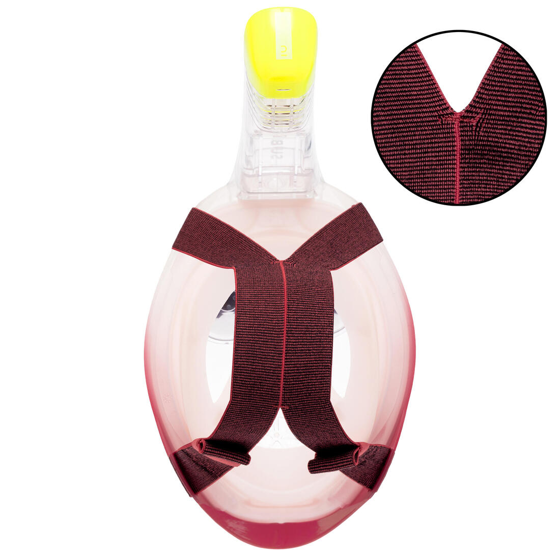 Masque snorkeling surface easybreath + avec valve acoustique > 10 ans - jungl