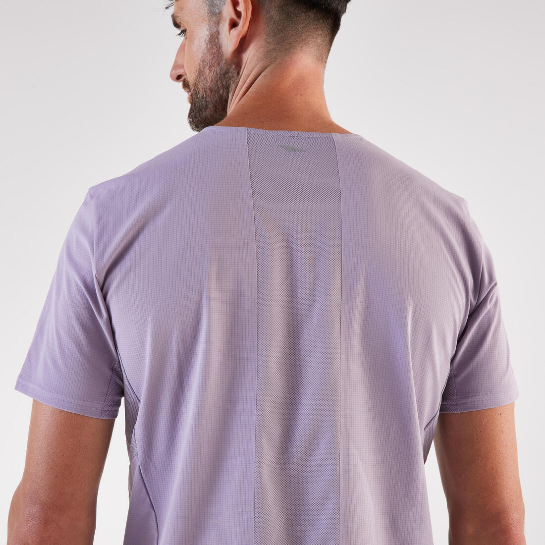 T-shirt de running respirant homme - kiprun run 900 light bleu et