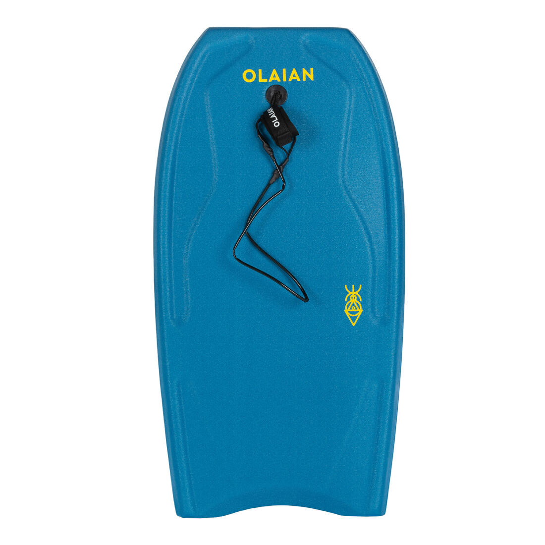Bodyboard 100 rose bleu avec leash poignet - Taille 39''