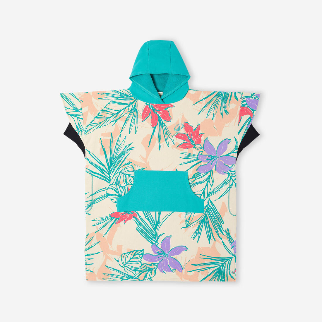 Poncho de plage surf adulte à partir de 150 cm, 500 Sunset