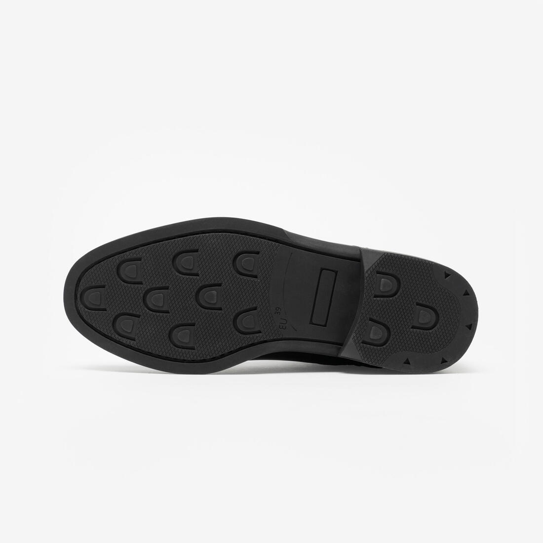 Boots équitation synthétique adulte - 500 noires